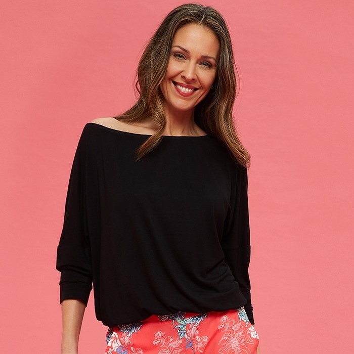 Molly Slouch Top - Black Thumb